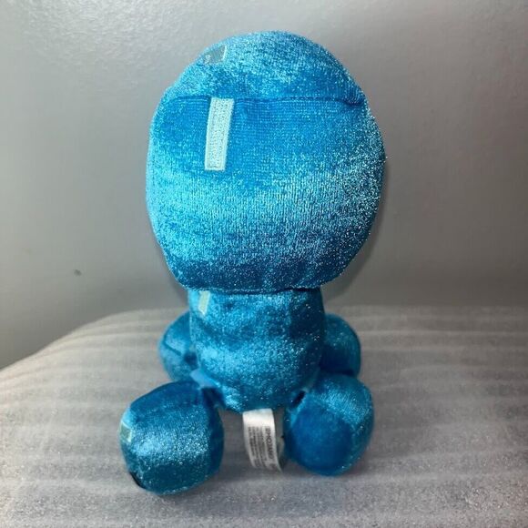 Minecraft Blue Charged Creeper Plush 8” Mojang Jinx 2020 Stuffed Toy Happy - Picture 10 of 16